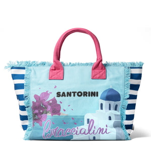 Braccialini - Borsa a spalla Summer Santorini - B17725 TC - SANTORINI