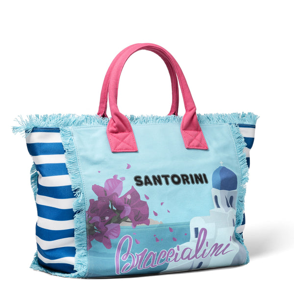 Braccialini - Borsa a spalla Summer Santorini - B17725 TC - SANTORINI