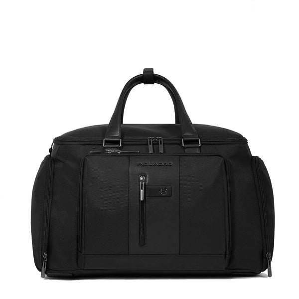 Piquadro - borsone zaino brief - bv6305br2 - nero | Italystation.com - Shop Now at italystation.com