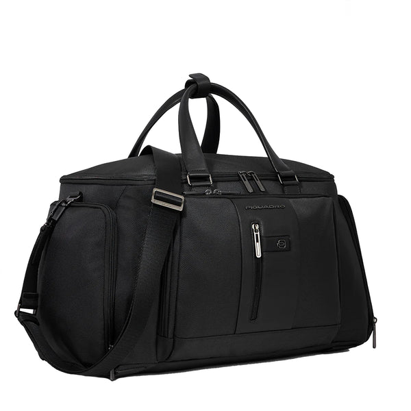 Piquadro - borsone zaino brief - bv6305br2 - nero | Italystation.com - Shop Now at italystation.com