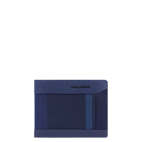 Piquadro - Portafoglio con portadocumenti RFID in tessuto ric | Italystation.com Shop Now at italystation.com