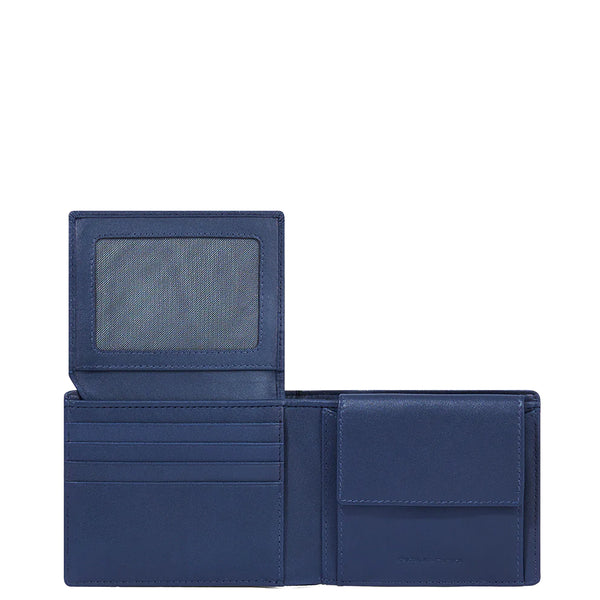 Piquadro - Portafoglio con portadocumenti RFID in tessuto ric | Italystation.com Shop Now at italystation.com