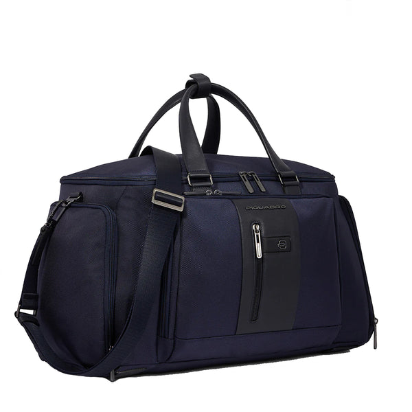 Piquadro - borsone zaino brief - bv6305br2 - blu | Italystation.com - Shop Now at italystation.com