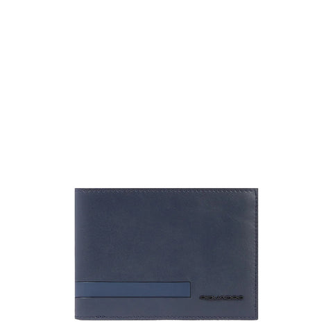 Piquadro - Portafoglio con porta documenti RFID - PU1392S133R - BLU
