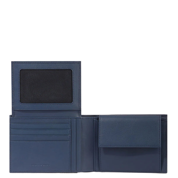 Piquadro - Portafoglio con porta documenti RFID - PU1392S133R - BLU