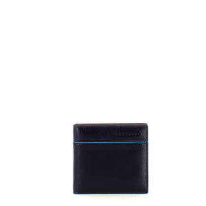 Piquadro - Portafoglio con porta Dollari 藍色方形改造 - PU1666B2VR - BLU