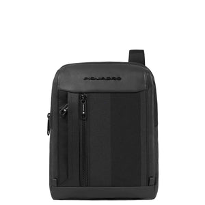 Piquadro - Crossbody Bag Nero with tablet sleeve - CA1816S131 - NERO