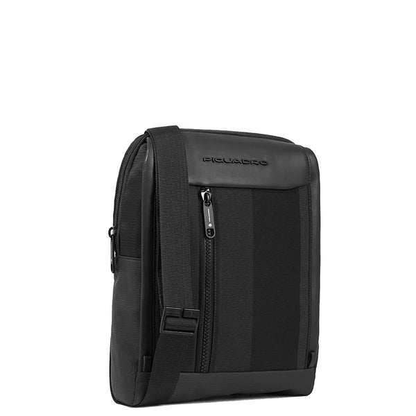Piquadro - Crossbody Bag Nero with tablet sleeve - CA1816S131 - NERO