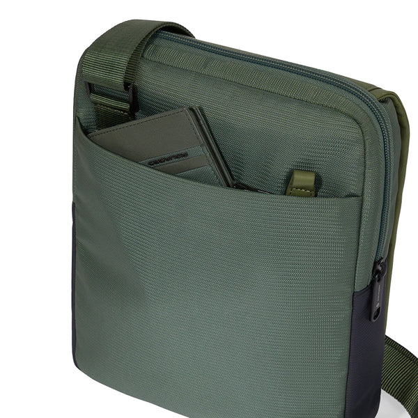 Piquadro - Crossbody Bag Nero with tablet sleeve - CA1816S131 - NERO