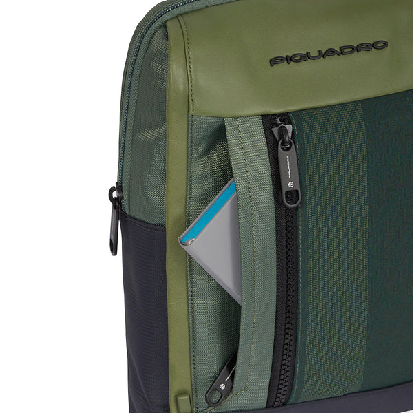 Piquadro - Crossbody Bag Nero with tablet sleeve - CA1816S131 - NERO
