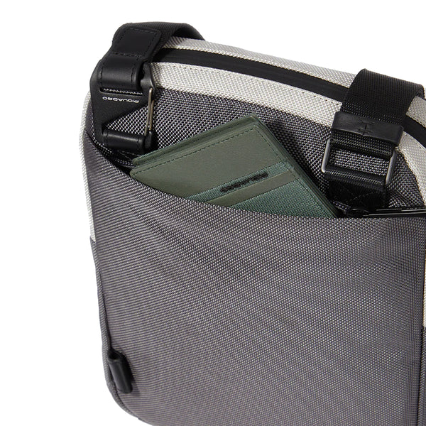 Piquadro - Borsello Porta Tablet Brief 2 - CA1816BR2S - GRIGIO/NERO