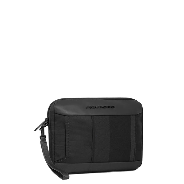 Piquadro - Pochette Porta Tablet Mini in tessuto riciclato Steve - AC6316S131 - NERO