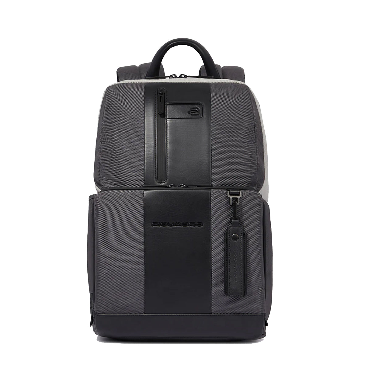 piquadro - zaino porta pc brief 2 14 - ca3214br2s - grigio/nero | Shop Now at Italystation.com