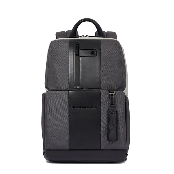 Piquadro - Zaino porta PC Brief 2 14 - CA3214BR2S - GRIGIO/NERO