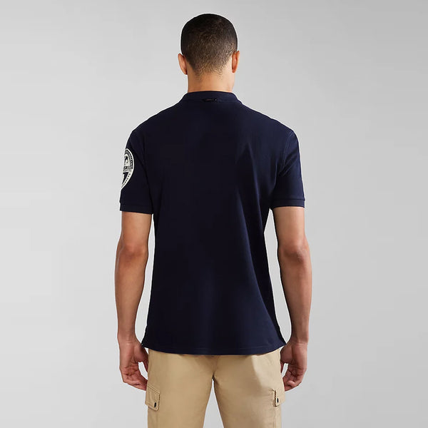 Napapijri - Amundsen Blue Marine Polo Shirt - NP0A4H6A - BLU/MARINE