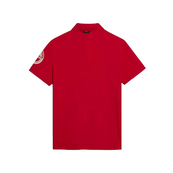 Napapijri - Amundsen Red Barberry Polo Shirt - NP0A4H6A - RED/BARBERRY