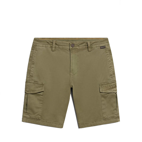 Napapijri - deline green lichen bermuda shorts - np0a4hot -  | Italystation.com - Shop Now at italystation.com
