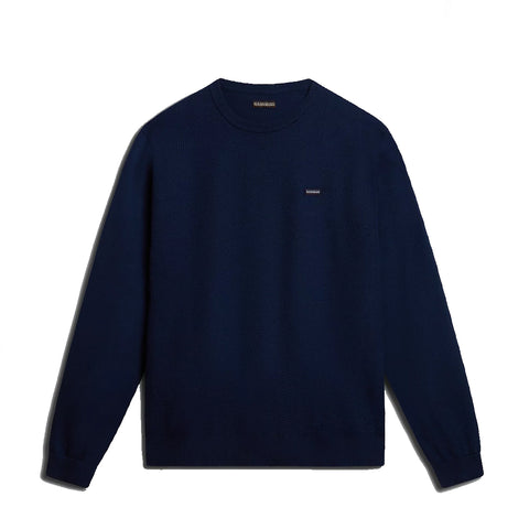 Napapijri - barensee blue marine jumper - np0a4hs9 - blu/mar | Italystation.com - Shop Now at italystation.com