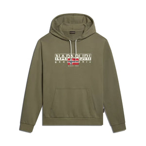 Napapijri - Aylmer Green Lichen Hoodie - NP0A4HTL - GREEN/LICHEN