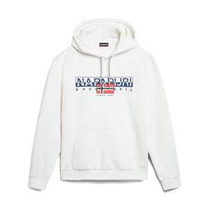Napapijri - Aylmer White Whisper Hoodie - NP0A4HTL - WHITE/WHISPER
