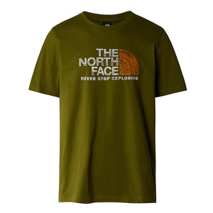 The North Face - T-Shirt Rust 2 Forest Olive - NF0A87NW - FOREST/OLIVE