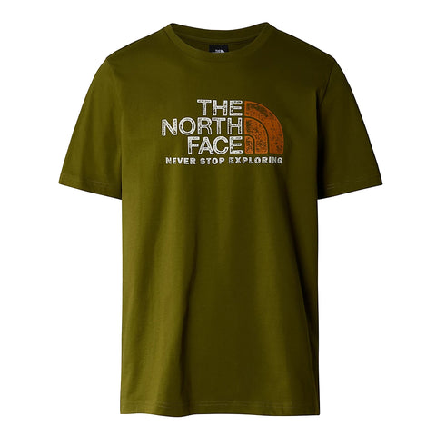 The North Face - T-Shirt Rust 2 Forest Olive - NF0A87NW - FOREST/OLIVE