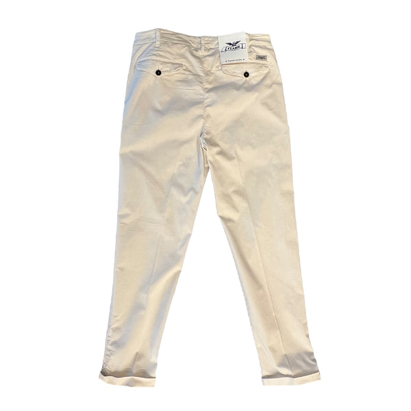 Clarks - Pantaloni Alfred Chino Pinces Ivory - ALFRED-T095 - IVORY