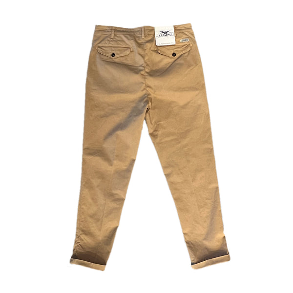 Clarks - Pantaloni Alfred Chino Pinces Khaki - ALFRED-T095 - KHAKI