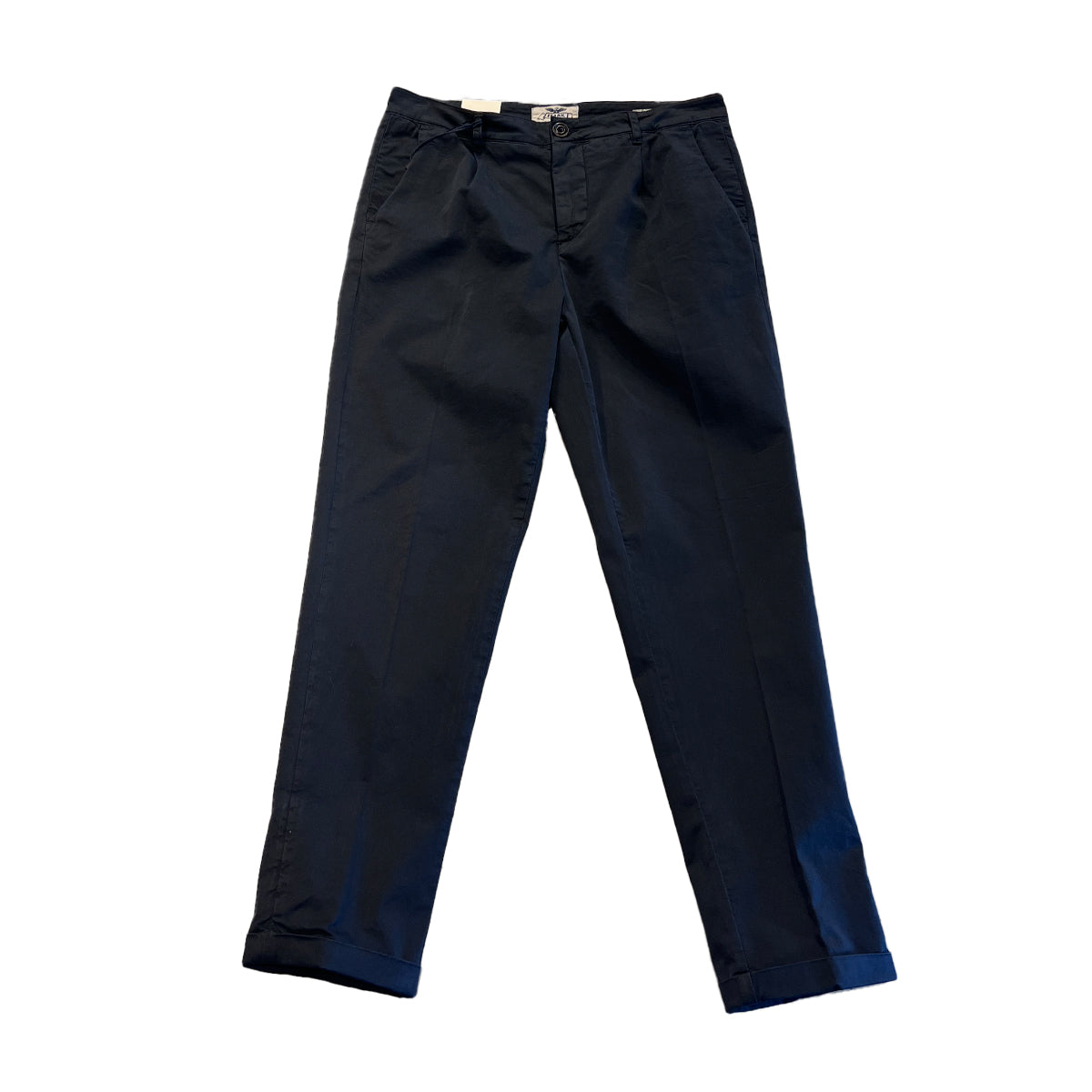 Clarks - Pantaloni Alfred Chino Pinces Navy Blue - ALFRED-T095 - NAVY/BLUE