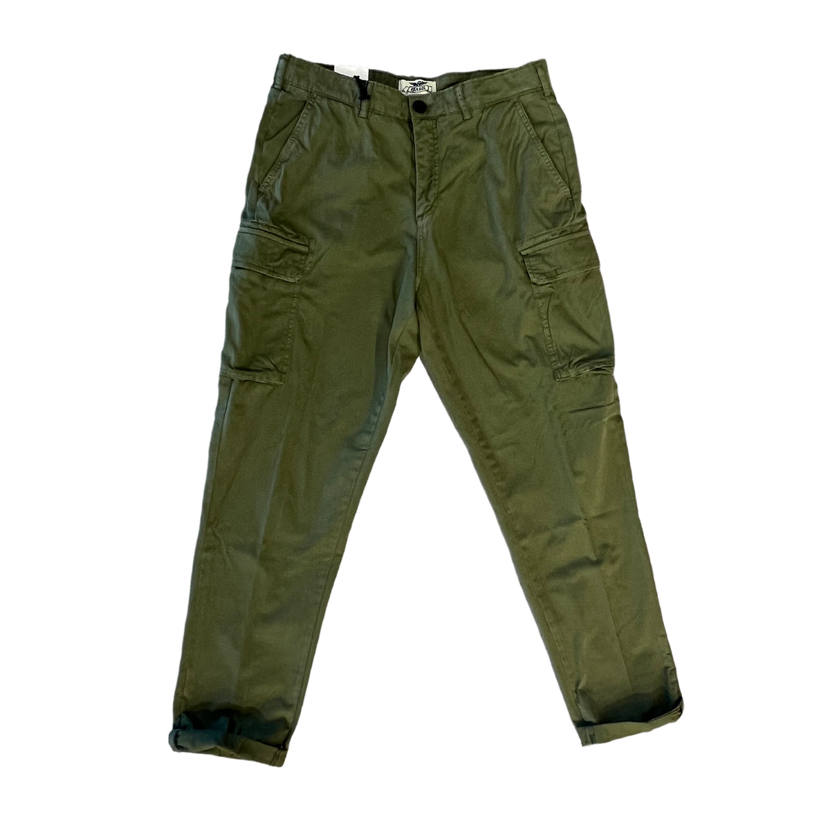 Clarks - pantaloni gary utility cargo over army green - gary-t0 | Italystation.com - Shop Now at italystation.com
