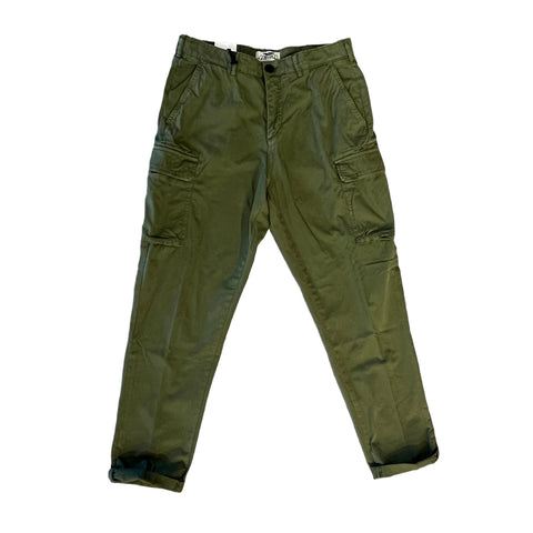 Clarks - pantaloni gary utility cargo over army green - gary-t0 | Italystation.com - Shop Now at italystation.com