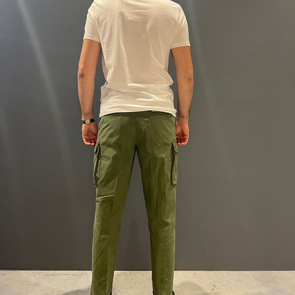 Clarks - pantaloni gary utility cargo over army green - gary-t0 | Italystation.com - Shop Now at italystation.com