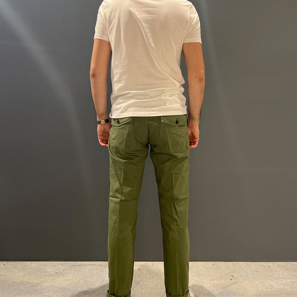 Clarks - Pantaloni Wayne Fatigue Army Green - WAYNE-T010 - ARMY/GREEN