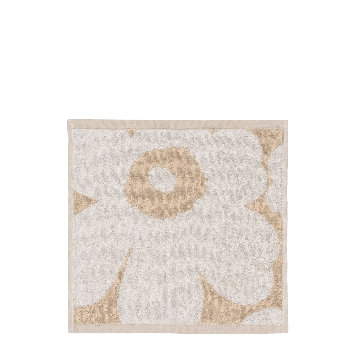 Marimekko - Unikko Mini Towel 30x30 cm 072792 BEIGE,/WHI | Italystation.com Shop Now at italystation.com