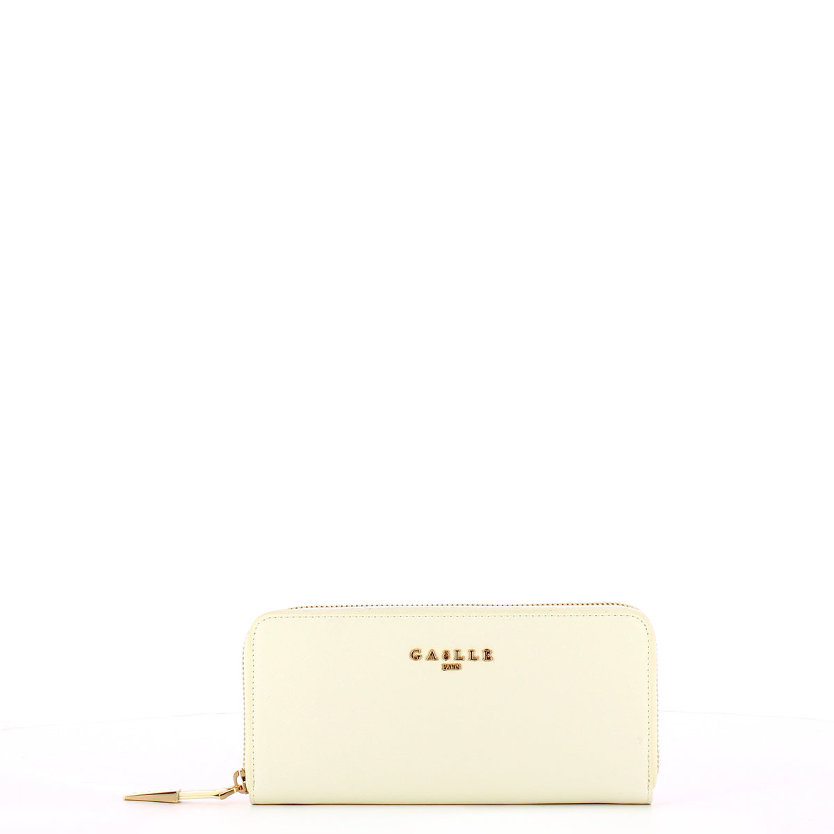 Ga��lle - Portafoglio in similpelle saffiano Zip Around Bianco | Italystation.com Shop Now at italystation.com
