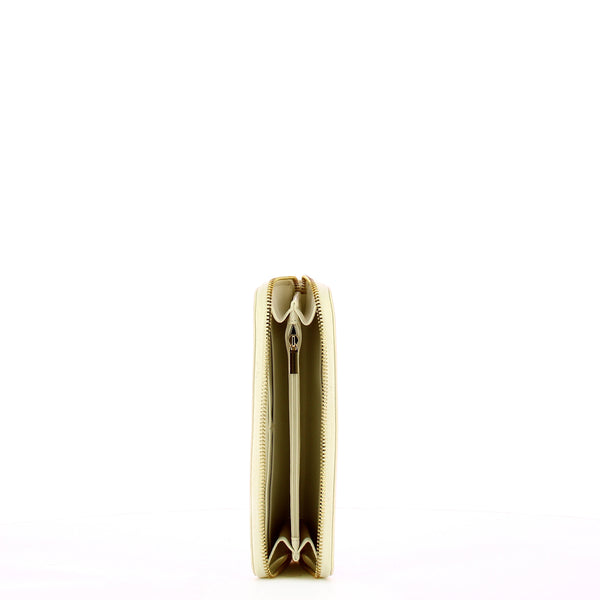 Ga��lle - Portafoglio in similpelle saffiano Zip Around Bianco | Italystation.com Shop Now at italystation.com
