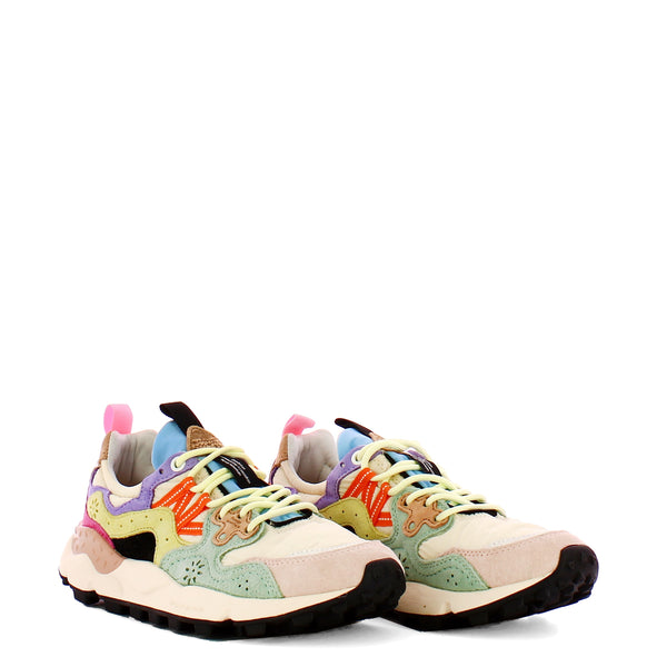 Flower Mountain - Sneakers Unisex Yamanno Pink Beige Light Green - 201781801 - PINK-BEIGE-LIGHT/GREEN