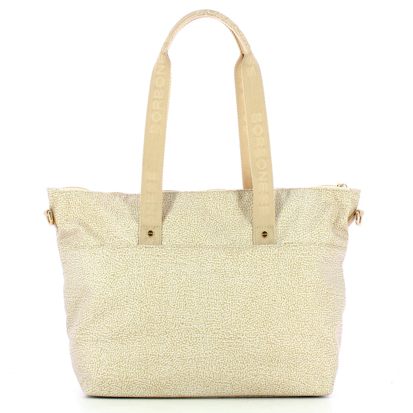 Borbonese - Borsa Shopping Large Beige - 224084J47 - BEIGE