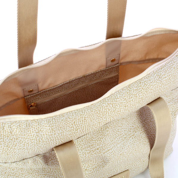 Borbonese - Borsa Shopping Large Beige - 224084J47 - BEIGE