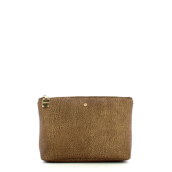 Borbonese - Beauty Case Large Op Naturale - 902019AR6 - OP/NATURALE