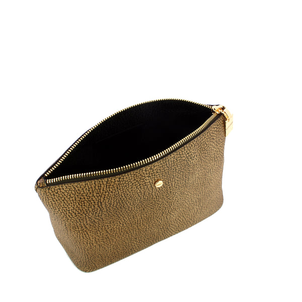 Borbonese - Beauty Case Large Op Naturale - 902019AR6 - OP/NATURALE
