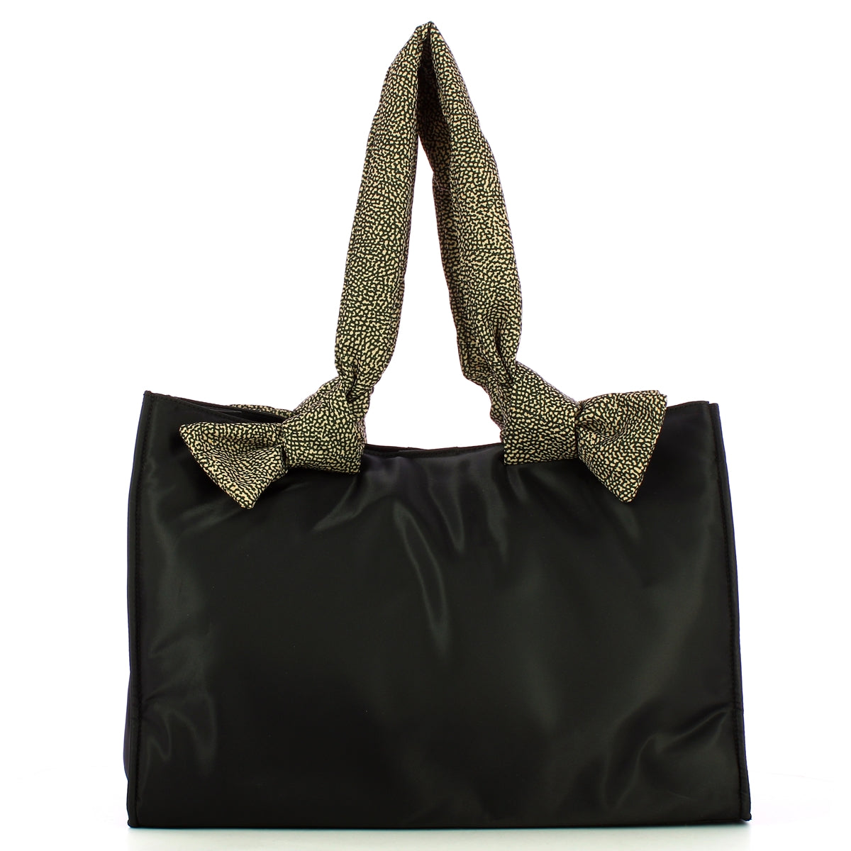 Borbonese - Borsa Shopping L Nero OP Naturale 933495AJ1 | Italystation.com Shop Now at italystation.com
