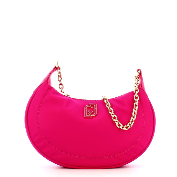 Liu Jo - Borsa a spalla Ecosostenibile in Nylon Dark Fuxia - AF3110T4559 - DARK/FUXIA