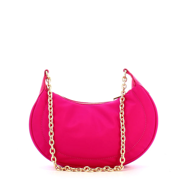 Liu Jo - Borsa a spalla Ecosostenibile in Nylon Dark Fuxia - AF3110T4559 - DARK/FUXIA