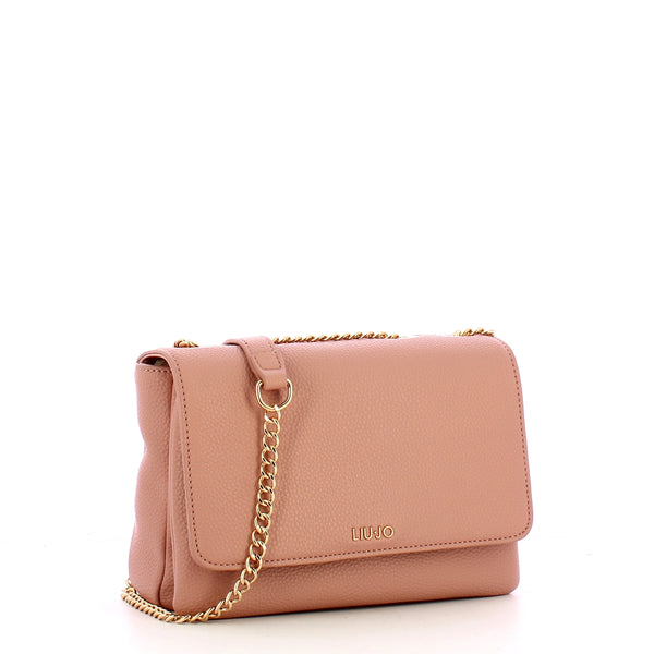 Liu Jo - Borsa a tracolla ecosostenibile Soft Peach - AF3379E0086 - SOFT/PEACH