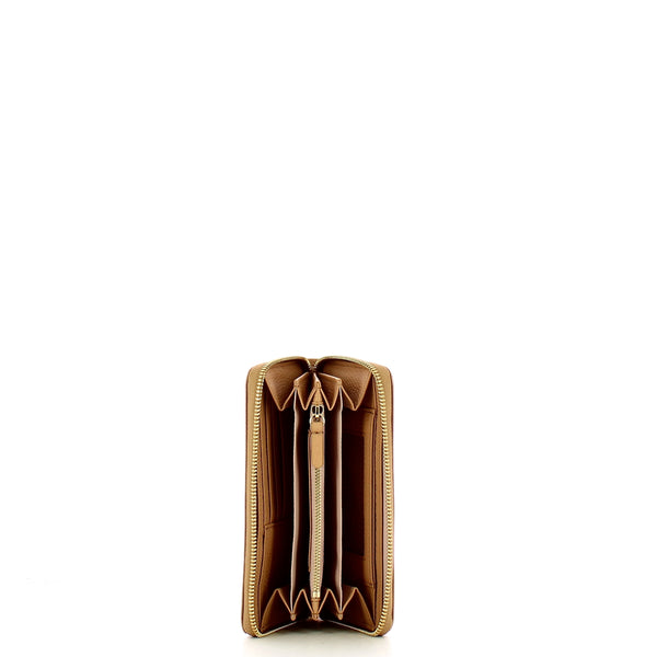 Coccinelle - Portafoglio Metallic Soft Zip Around Toasted - MW5113201 - TOASTED
