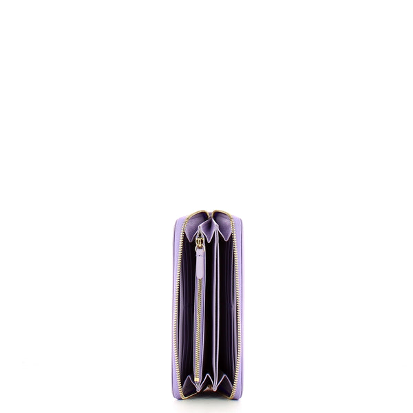 Coccinelle - Portafoglio Zip Around con nappina Lavender - MU0110401 - LAVENDER