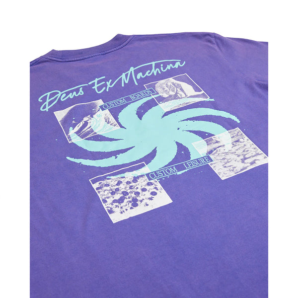 Deus Ex Machina - T-Shirt Custom Leisure Tee Deep Blue - DMP241296A - DEEP/BLUE