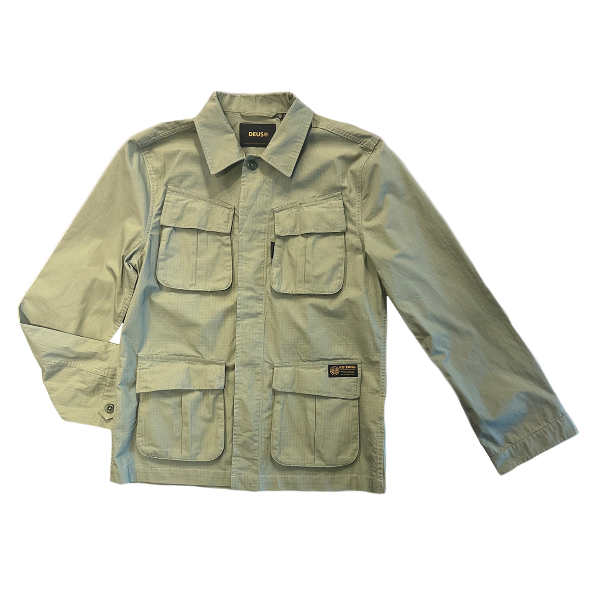 Deus Ex Machina Deus ex machina - camicia og 107 cordura oil green - d | Italystation.com - Shop Now at italystation.com