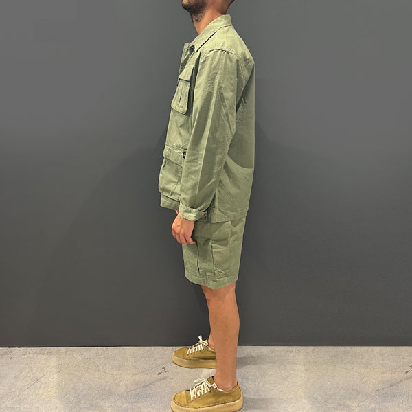 Deus Ex Machina Deus ex machina - camicia og 107 cordura oil green - d | Italystation.com - Shop Now at italystation.com